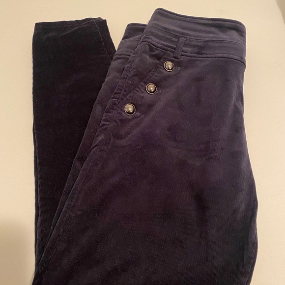 Banana Republic x Olivia Palermo Corduroy High-Waisted Pants - Picture 2 of 13